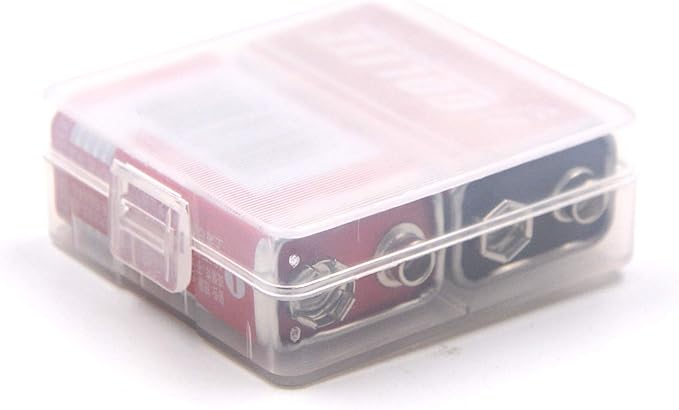 (Pack of 6 9V Battery Storage Case, 9 Volt Battery Storage Box, 9 Volt Battery - Image 2